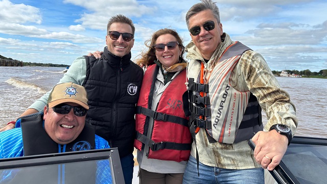 Puerto Las Palmas: El Gobernador Zdero acompañó hoy el 24° Torneo de Pesca embarcada con devolución 