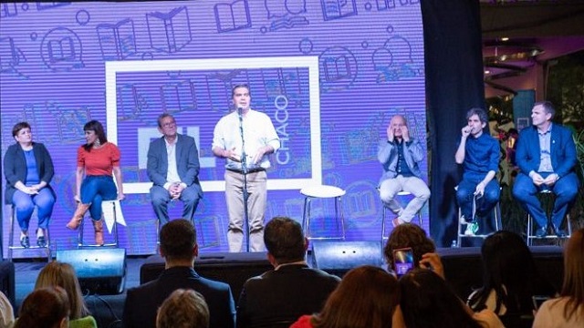 "Leer en Democracia”: Capitanich participó en la apertura de la Feria Iberoamericana del Libro Chaco 2023