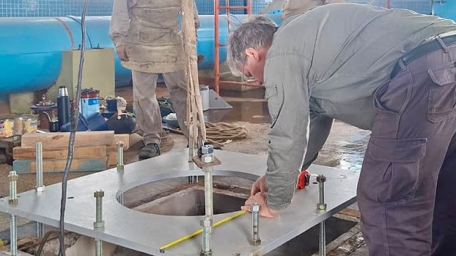 SAMEEP trabaja para recuperar una bomba de cisterna sur y normalizar la presi&oacute;n de agua