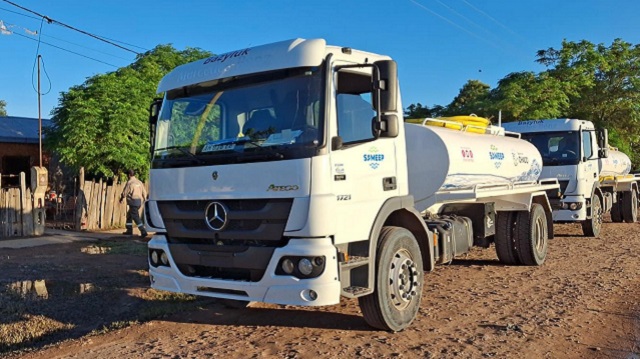 Sameep contin&uacute;a con la asistencia de agua potable a los Municipios de toda la Provincia