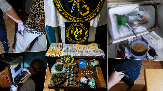 Golpe al narcomenudeo en San Bernardo: secuestran coca&iacute;na, marihuana y dinero en efectivo