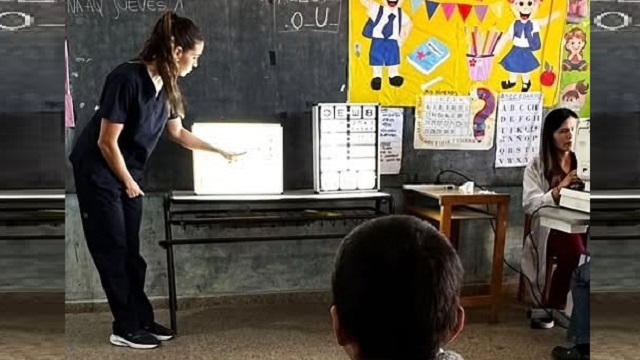 Trabajo Territorial en Resistencia: Otra semana de atenci&oacute;n de "Ver para ser libres" q inscripciones en Centros de Familia