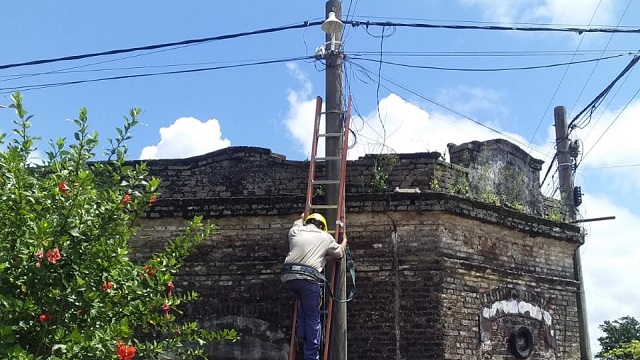 El Municipio realiz&oacute; nuevos arreglos y cambios de artefactos lum&iacute;nicos en el alumbrado p&uacute;blico 