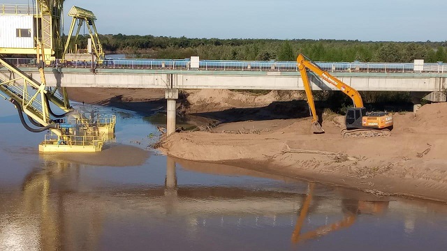 Bajante del Río Bermejo: SAMEEP ejecuta acciones en la planta potabilizadora de Puerto Lavalle 