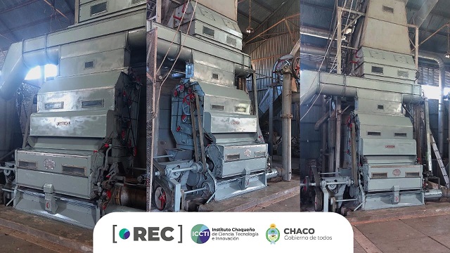 El ICCTI financió la reparación integral de histórica desmotadora de algodón del INTA Saenz Peña. única en el País