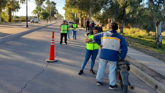 Villa Ángela: Operativos de Control de Tránsito en distintos lugares de la ciudad