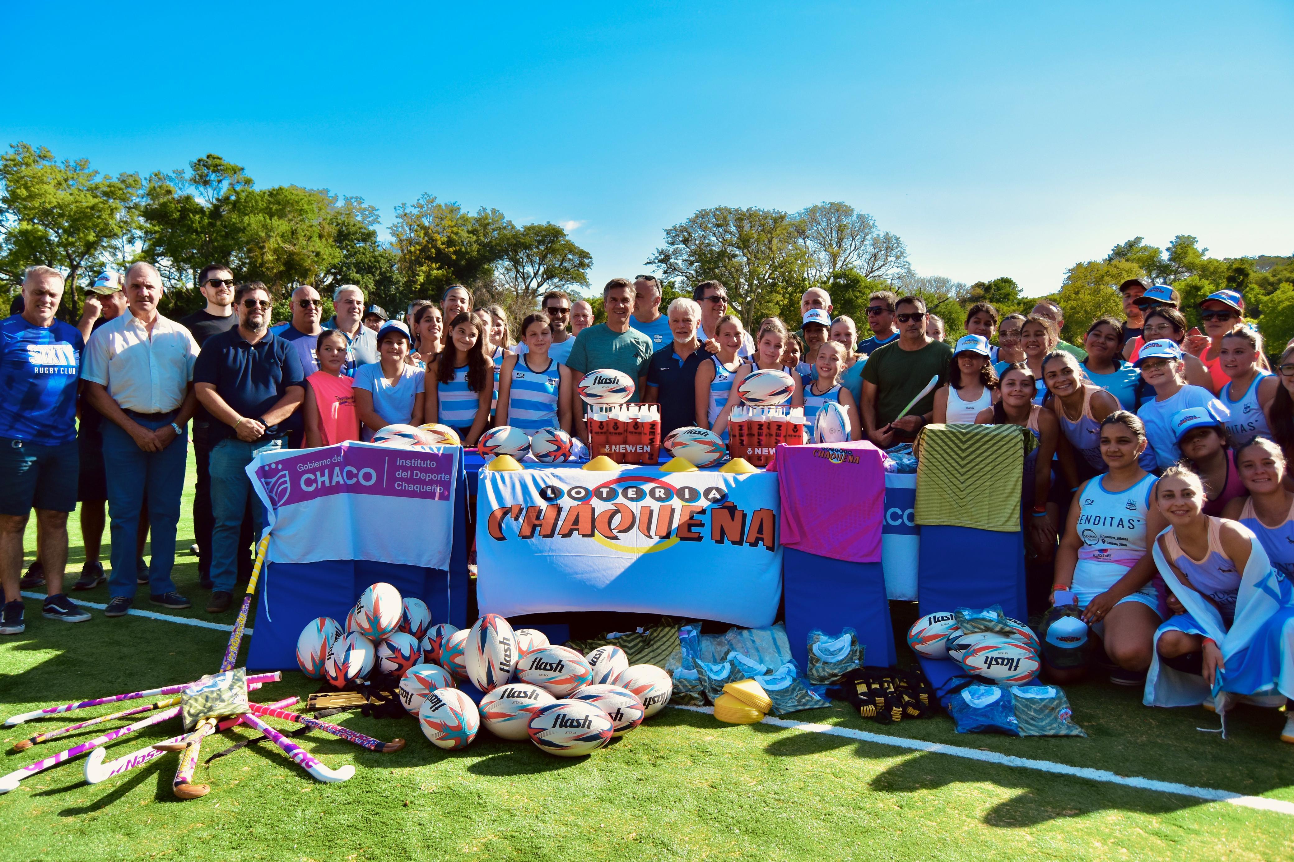 SIXTY CLUB: EL GOBERNADOR ZDERO INAUGURÓ LA NUEVA CANCHA DE HOCKEY Y ENTREGÓ ELEMENTOS DEPORTIVOS