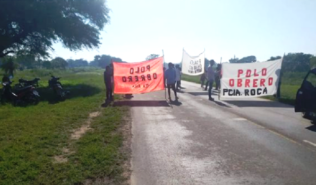 La protesta nacional de sectores de izquierda y movimiento sociales en el Chaco