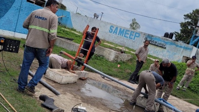 Charadai: SAMEEP ejecuto múltiples intervenciones para garantizar un mayor abastecimiento de agua potable