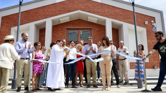 El Gobernador inauguró la Iglesia San Roque de Pampa Almirón  
