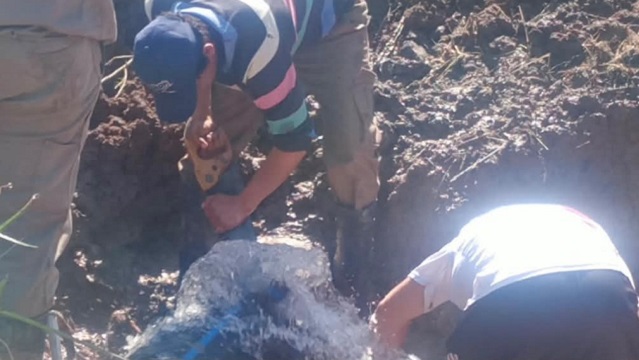 SAMEEP REPAR&Oacute; EL PRIMER ACUEDUCTO Y RESTABLECI&Oacute; EL SERVICIO EN SANTA SYLVINA Y CORONEL DU GRATY