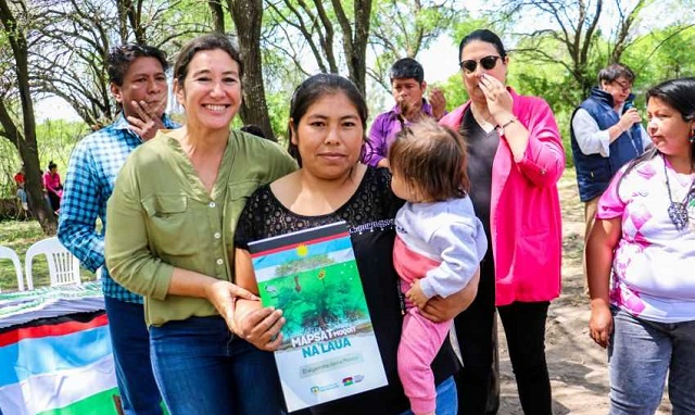 San Bernardo: Más de 300 familias del pueblo Moqoit recibieron sus títulos de tierras