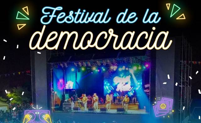 El Gobierno Provincial invita a disfrutar del Festival de la Democracia este viernes