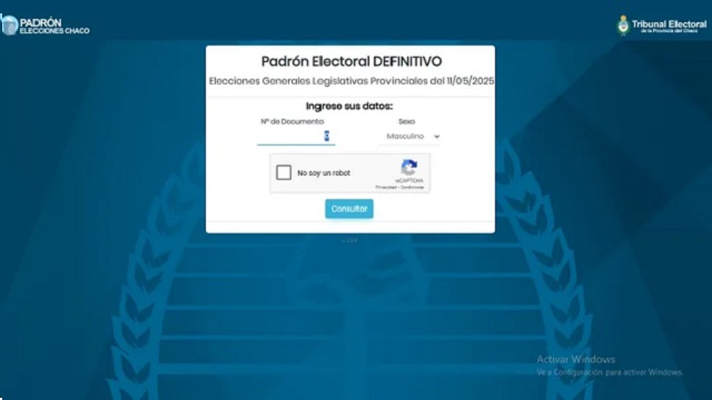 Ya está disponible el padrón electoral definitivo para las legislativas de mayo