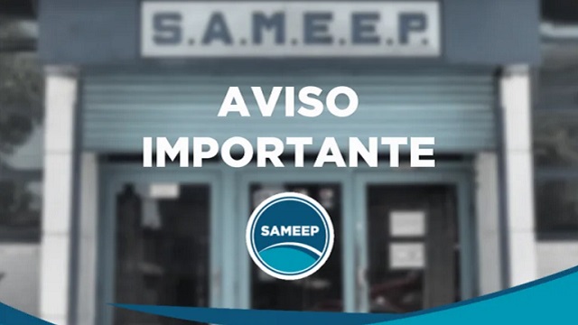 SAMEEP RECORD&Oacute; EL CRONOGRAMA DE VENCIMIENTOS DE LAS FACTURAS DEL SERVICIO HASTA FIN DE A&Ntilde;O