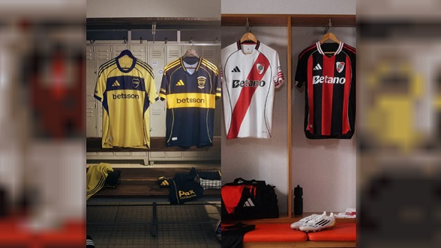 Boca y River presentaron sus nuevas camisetas para el Mundial de Clubes