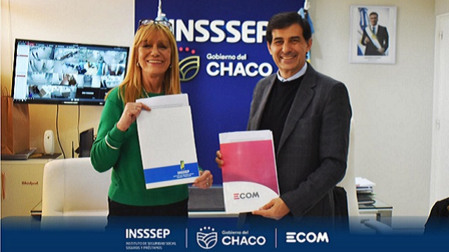 Acuerdo entre INSSSEP y ECOM para el reconocimiento y refinanciación de deuda 