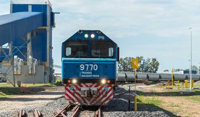 El transporte ferroviario de cargas alcanzó una cifra récord en julio, la más alta en 30 años