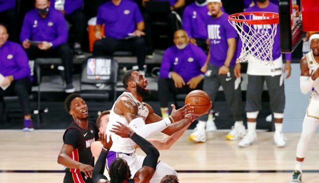 Los Ángeles Lakers vencieron a Miami Heat y se consagraron campeones de la NBA