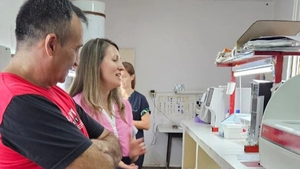 El ministro de Salud Sergio Rodríguez visitó el Hospital Salvador Mazza