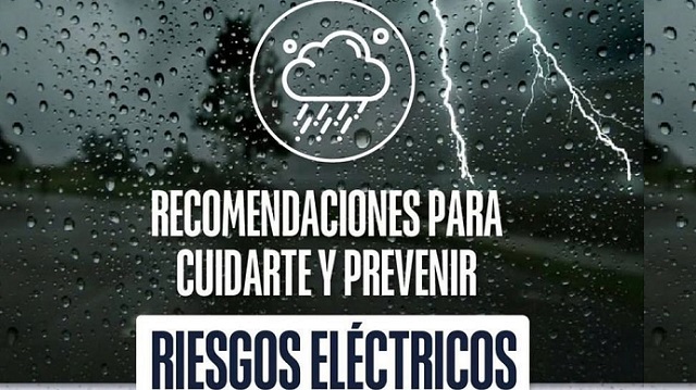 Ante lluvias: Recomendaciones para cuidarse y prevenir riesgos el&eacute;ctricos 
