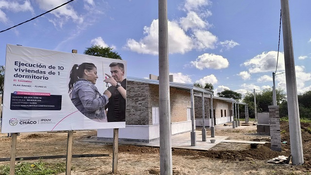 Avances en la construcción de Viviendas en el Sauzalito 