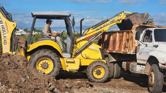 Villa &Aacute;ngela: El Municipio avanza con los operativos de limpieza y mantenimiento en la ciudad  