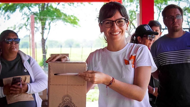 Elecciones Chaco 2023: Votó Analía Rach Quiroga