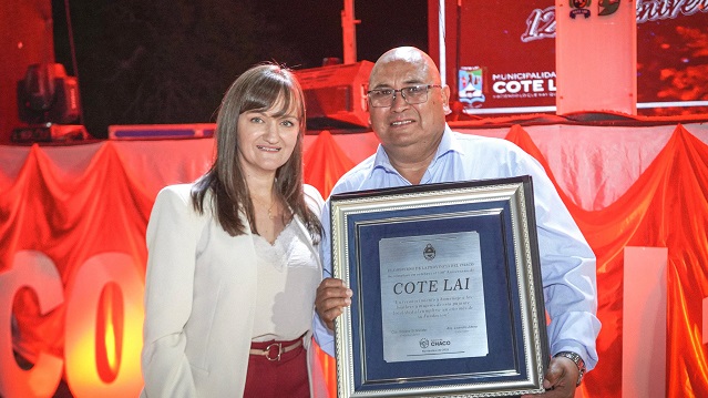 COTE LAI CELEBRÓ SUS 120 AÑOS CON EL ACOMPAÑAMIENTO DE LA VICEGOBERNADORA SCHNEIDER
