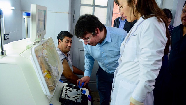 El Hospital Perrando cuenta con un innovador equipo de Plaquetoféresis  