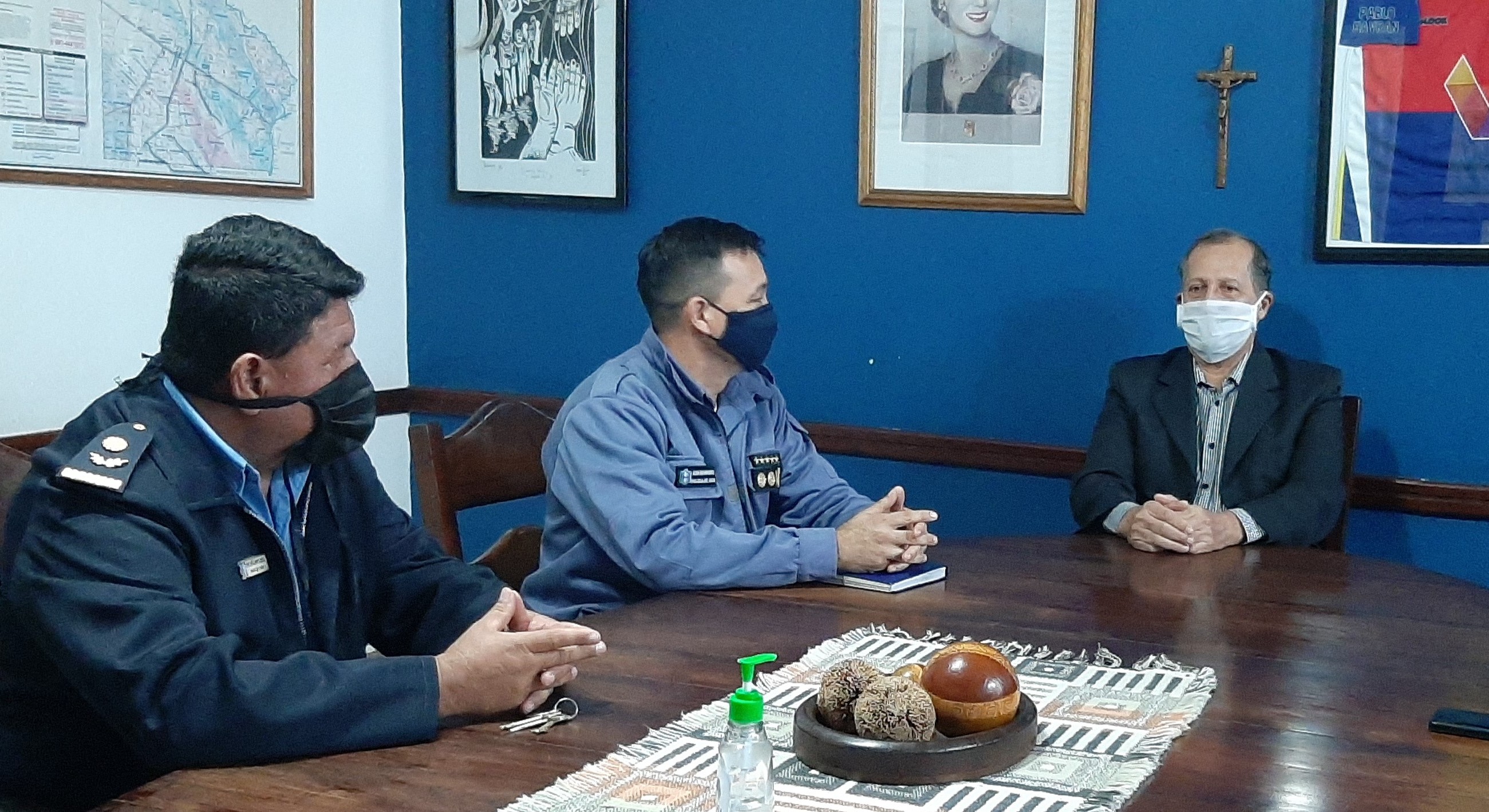 Adalberto Papp recibió al nuevo Comisario Mayor Juan Ramón Duarte  