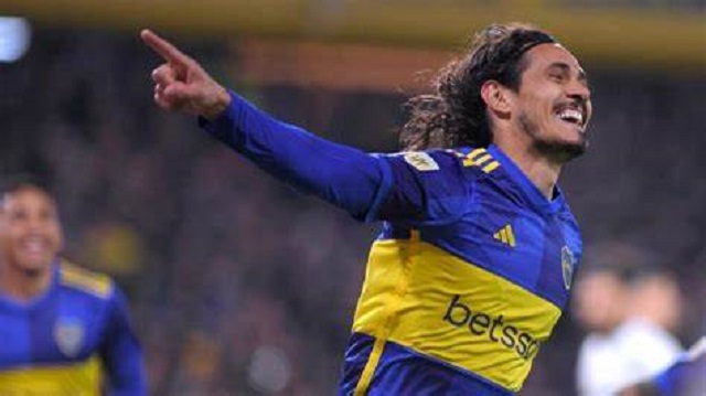Cavani hizo su primer gol y Boca le ganó 3-1 a Platense en la Copa de la Liga