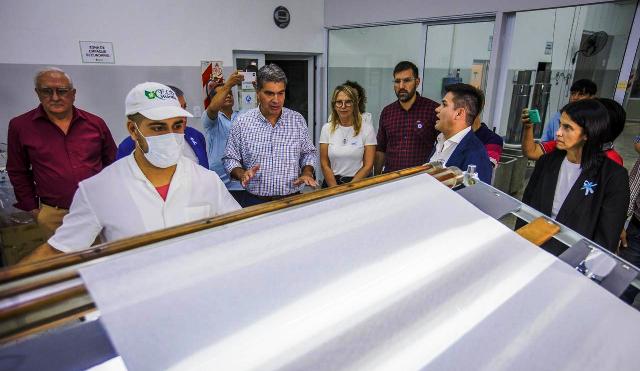 Moser en la inauguración de una planta textil: “Apoyo el crecimiento del sudoeste Chaqueño”