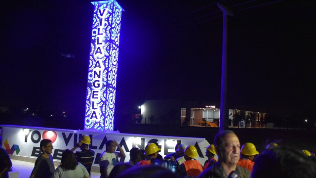 El Intendente Adalberto Papp inauguró el Tótem del Acceso Oeste