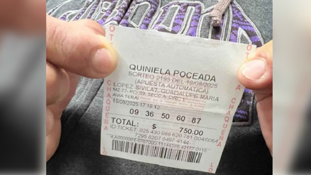 Un jornalero se llevó más de $52 millones con la Poceada