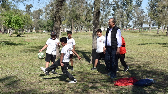 El Intendente Papp verifica avance de obras en el Camping Municipal