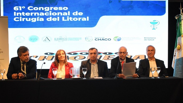 Exitosa convocatoria en el 61° Congreso Internacional de Cirugía del Litoral que se realiza en Resistencia 
