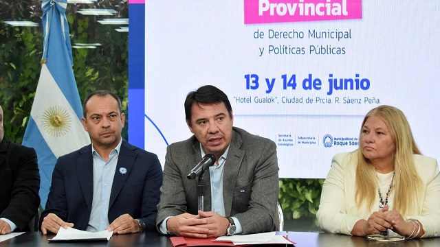 El Gobierno Provincial presentó la 2ª Jornada de Derecho Municipal y Políticas Públicas que se realizará en Sáenz Peña 