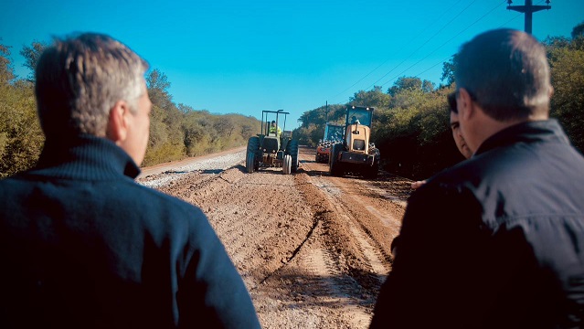 Ruta 30: El Gobierno Provincial avanza con la pavimentaci&oacute;n hasta Laguna Limpia 
