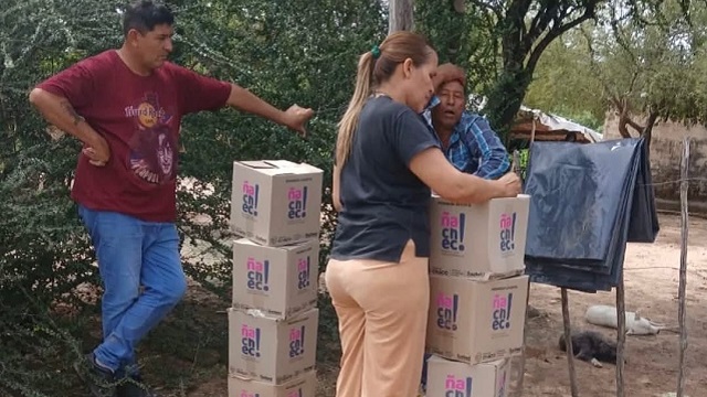 El Impenetrable: Contin&uacute;a la asistencia integral del Gobierno Provincial, tras las lluvias pasadas