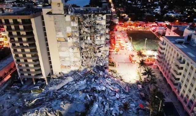 Nueve argentinos entre 99 desaparecidos por el derrumbe de un edificio de 12 pisos en Miami