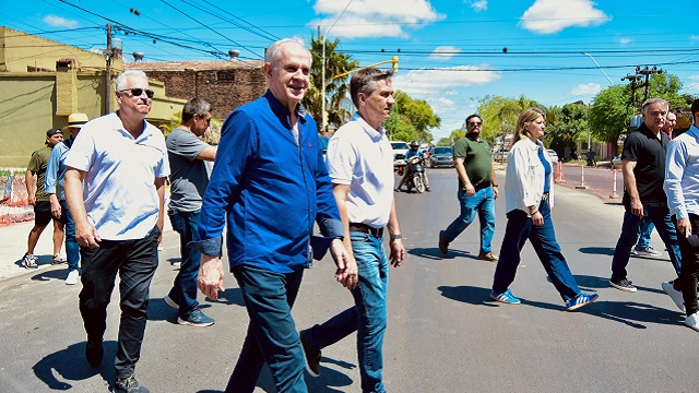 La Av. 9 de Julio entra en su etapa final: Pavimentación, desagües y luminarias que ponen fin a décadas de reclamos 