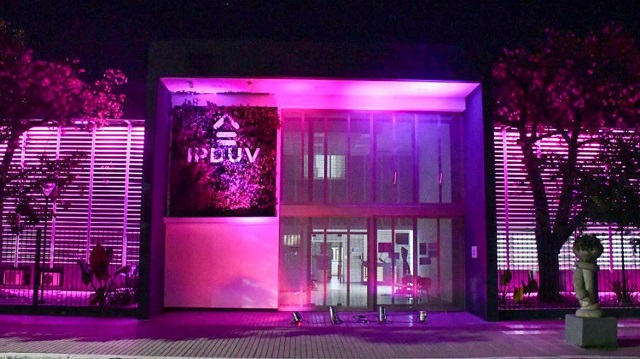 El IPDUV se ilumino de violeta para concientizar sobre la epilepsia 