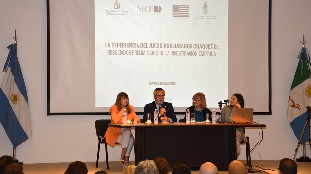 Analizaron los 30 primeros: Académicos de Argentina y EEUU presentaron investigación sobre juicios por jurados en el Chaco
