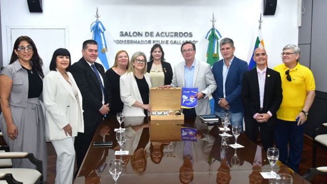 Livio Gutiérrez recibió a la Gobernadora del Distrito 4845 de Rotary Internacional