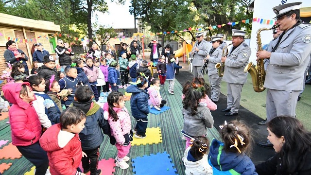Educación acompañó la celebración por el día de los Jardines de Infantes y las Maestras Jardineras en el Jardín Nº 1
