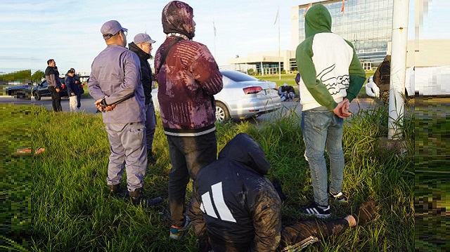 Agentes del Servicio Externo de la zona sur atraparon a “Curucho Torres” y "Pitala"