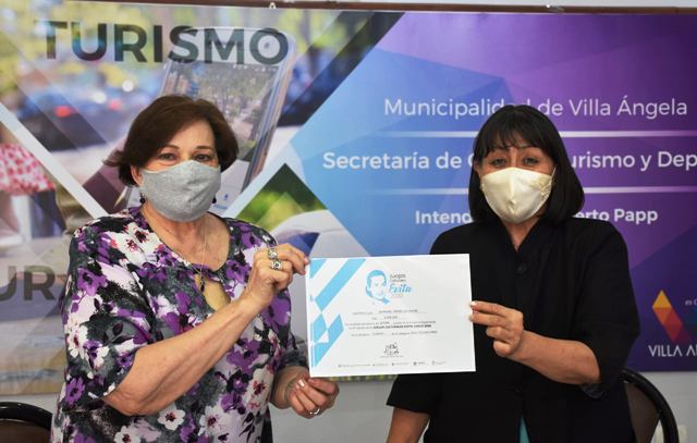 Desde Cultura, felicitan a Griselda Morand por su triunfo en los Juegos Evita Provinciales en la categoría  “Cuentos Adultos Mayores”