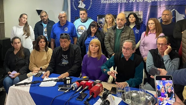 Gremios docentes del Chaco rechazan la aprobaci&oacute;n del Presupuesto 2026