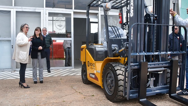 El Puerto de Barranqueras incorporó nuevo equipamiento para fortalecer el servicio al sector productivo 